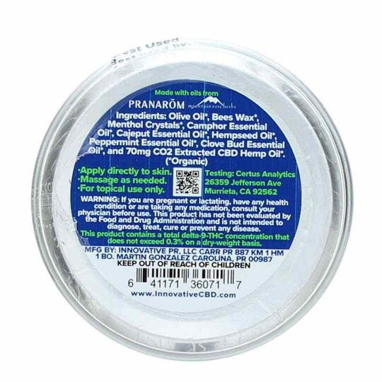 OVA Muscle Rub, ICBD